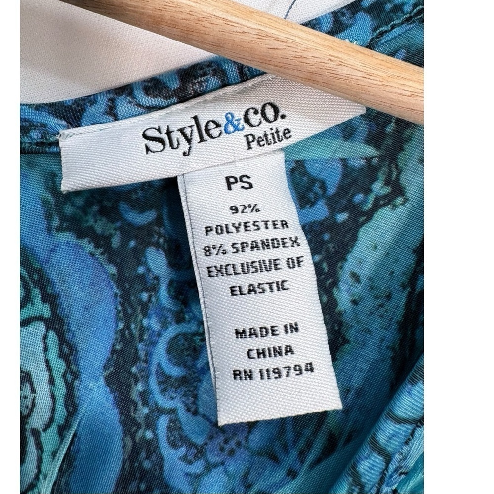 Style & Co Y2k Style Sleeveless Burn Out Jersey Maxi Dress Size Small - Picture 9 of 10
